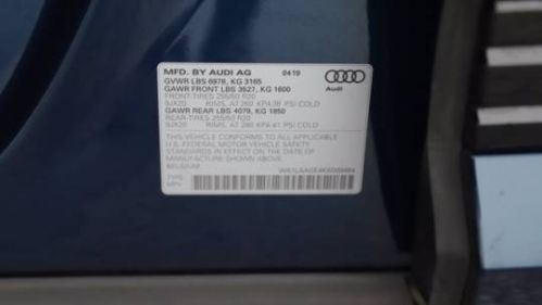 2019 Audi e-tron WA1LAAGE4KB009464