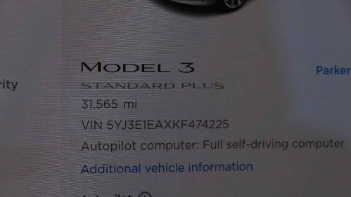 2019 Tesla Model 3 5YJ3E1EAXKF474225