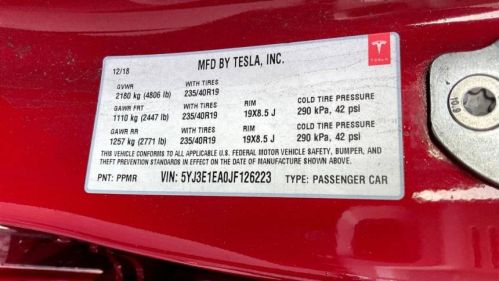 2018 Tesla Model 3 5YJ3E1EA0JF126223