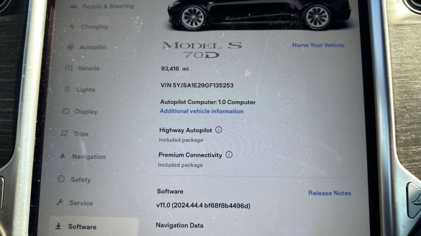 2016 Tesla Model S 5YJSA1E29GF135253