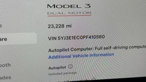 2023 Tesla Model 3 5YJ3E1EC0PF410560