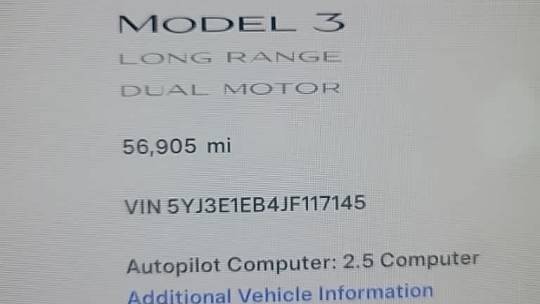 2018 Tesla Model 3 5YJ3E1EB4JF117145