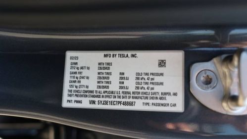 2023 Tesla Model 3 5YJ3E1EC7PF488687