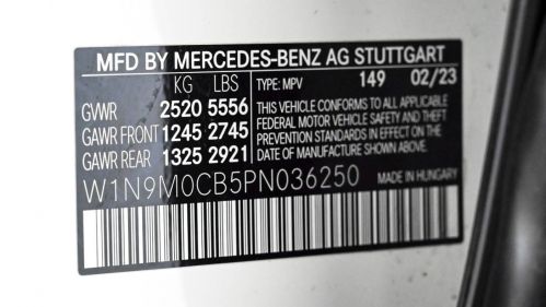 2023 Mercedes EQB W1N9M0CB5PN036250