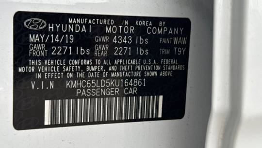 2019 Hyundai IONIQ KMHC65LD5KU164861