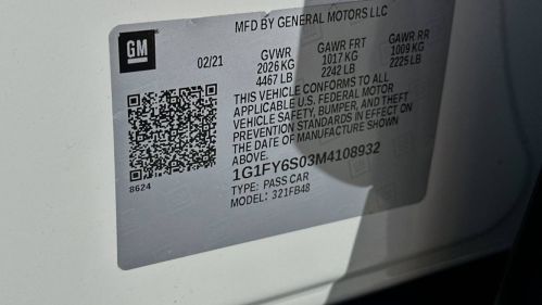 2021 Chevrolet Bolt 1G1FY6S03M4108932