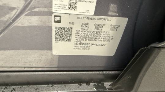 2023 Chevrolet Bolt 1G1FW6S01P4114822