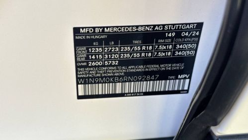 2024 Mercedes EQB W1N9M0KB6RN092847