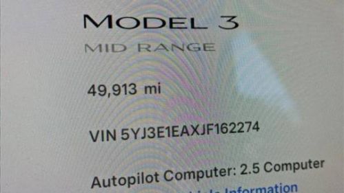 2018 Tesla Model 3 5YJ3E1EAXJF162274