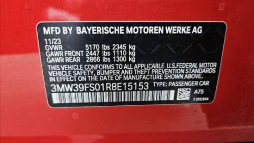 2024 BMW 3 Series 3MW39FS01R8E15153