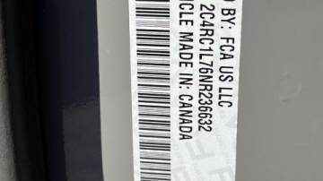 2022 Chrysler Pacifica 2C4RC1L76NR236632