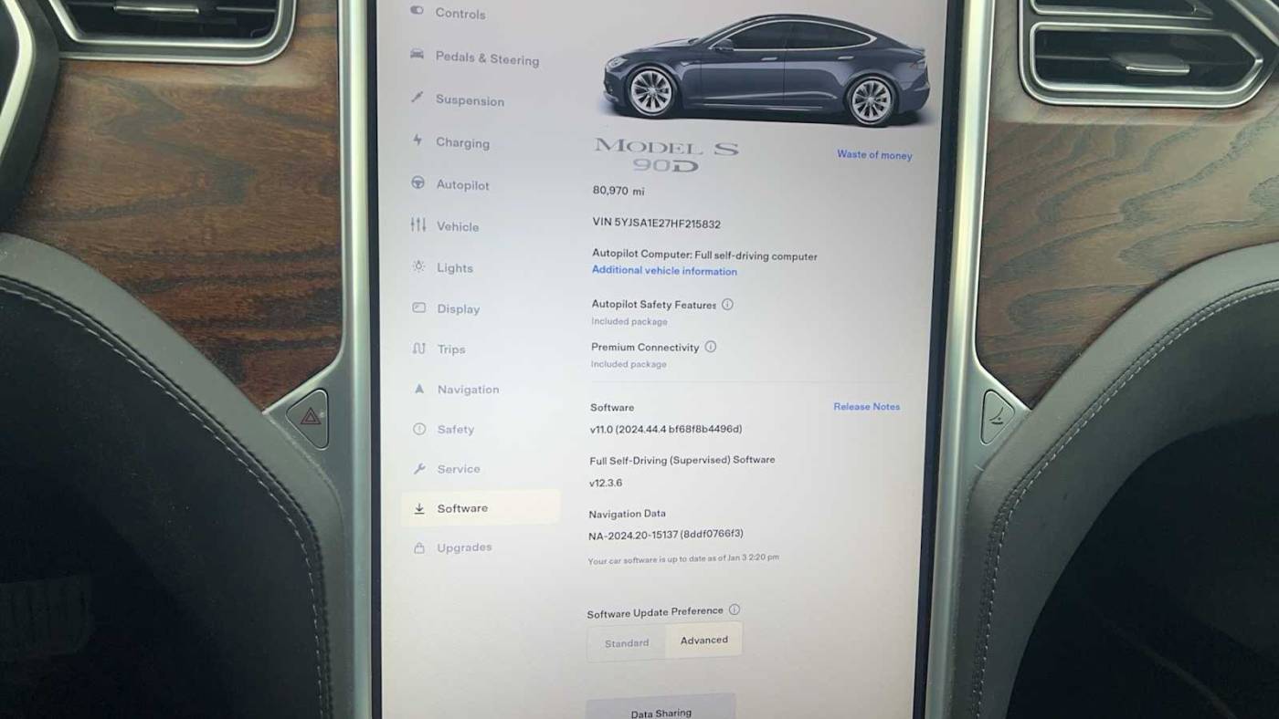 2017 Tesla Model S 5YJSA1E27HF215832