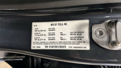 2020 Tesla Model 3 5YJ3E1EB1LF622479