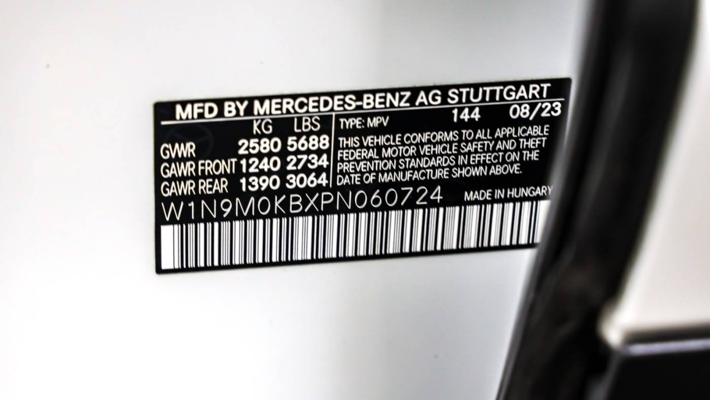 2023 Mercedes EQB W1N9M0KBXPN060724