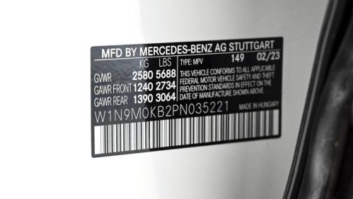 2023 Mercedes EQB W1N9M0KB2PN035221