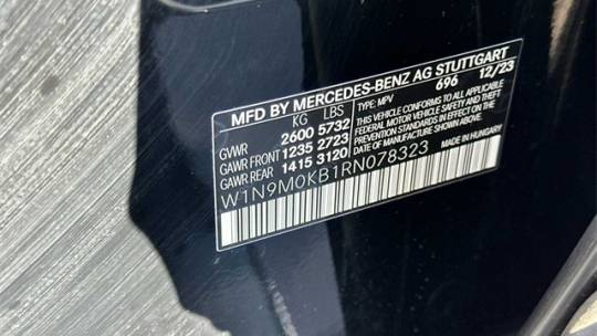 2024 Mercedes EQB W1N9M0KB1RN078323