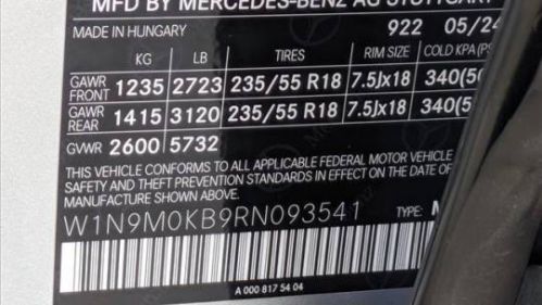 2024 Mercedes EQB W1N9M0KB9RN093541