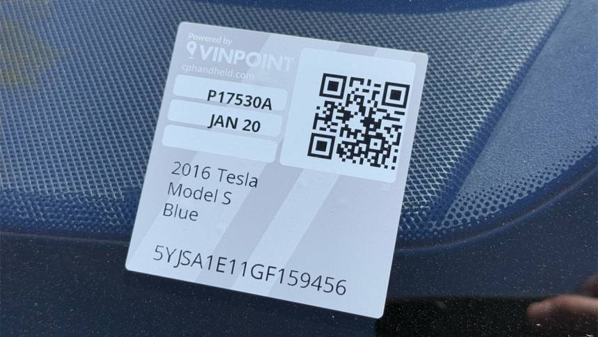 2016 Tesla Model S 5YJSA1E11GF159456