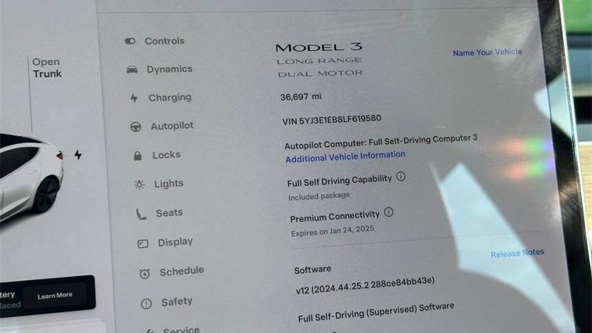 2020 Tesla Model 3 5YJ3E1EB8LF619580