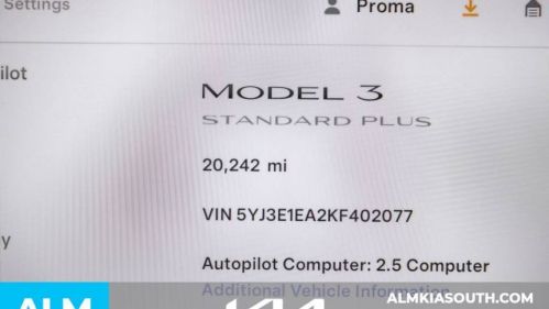 2019 Tesla Model 3 5YJ3E1EA2KF402077