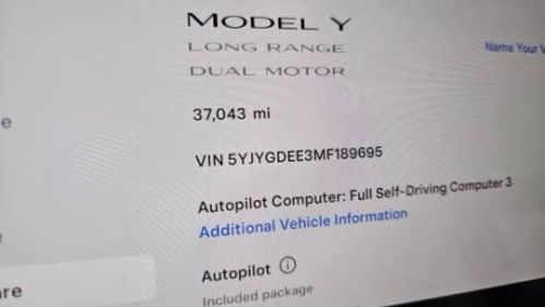 2021 Tesla Model Y 5YJYGDEE3MF189695