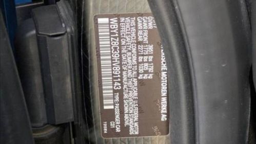 2017 BMW i3 WBY1Z8C39HV891143