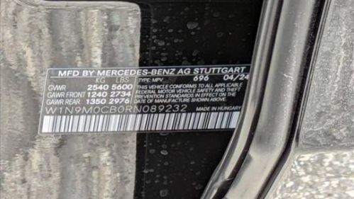 2024 Mercedes EQB W1N9M0CB0RN089232