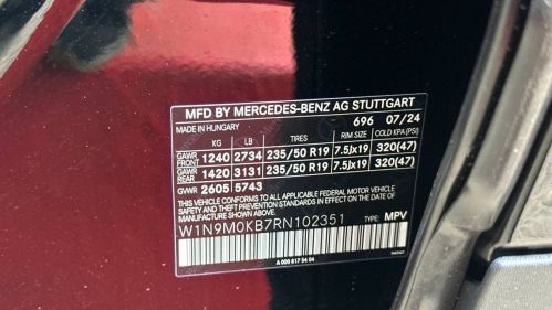 2024 Mercedes EQB W1N9M0KB7RN102351