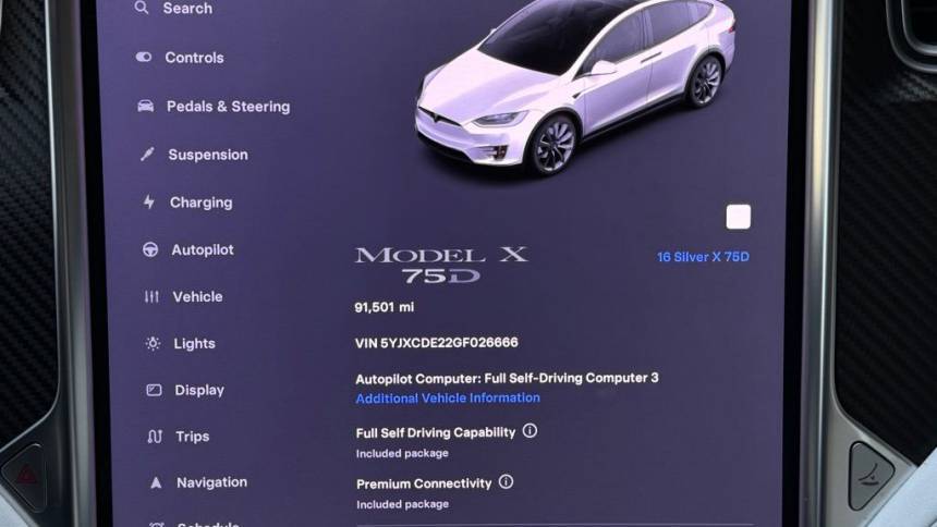 2016 Tesla Model X 5YJXCDE22GF026666