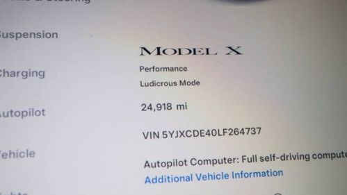 2020 Tesla Model X 5YJXCDE40LF264737