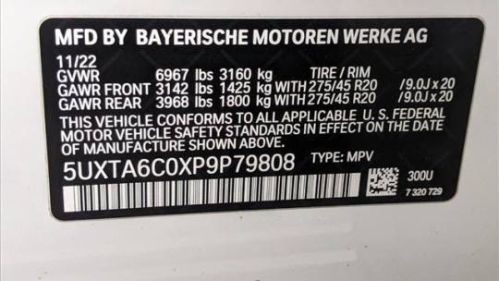 2023 BMW X5 5UXTA6C0XP9P79808