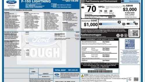 2023 Ford F-150 Lightning 1FT6W1EV0PWG01838