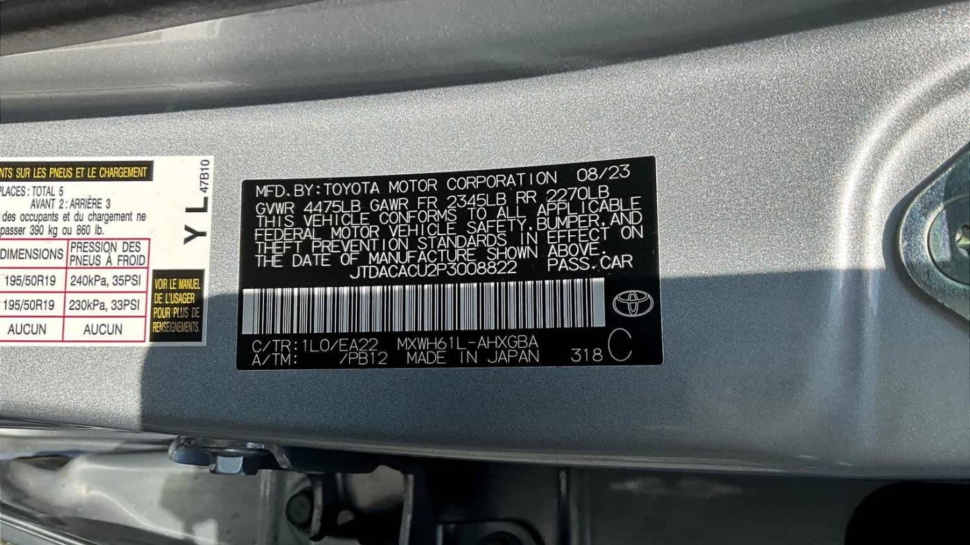2023 Toyota Prius Prime JTDACACU2P3008822