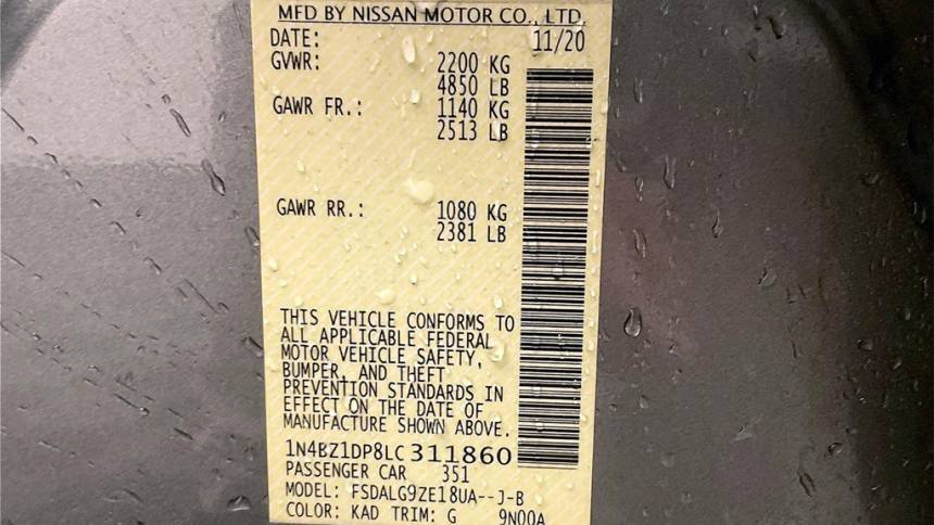 2020 Nissan LEAF 1N4BZ1DP8LC311860