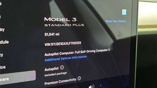 2020 Tesla Model 3 5YJ3E1EAXLF706355