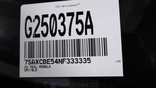 2022 Tesla Model X 7SAXCBE54NF333335