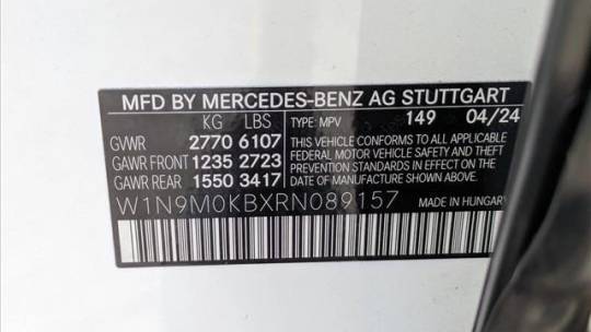 2024 Mercedes EQB W1N9M0KBXRN089157