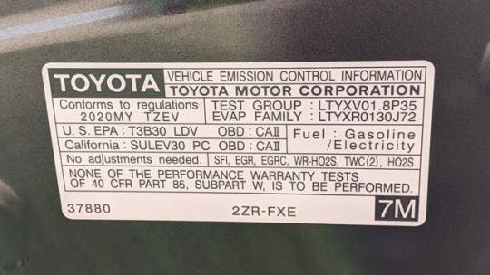 2020 Toyota Prius Prime JTDKARFPXL3137867