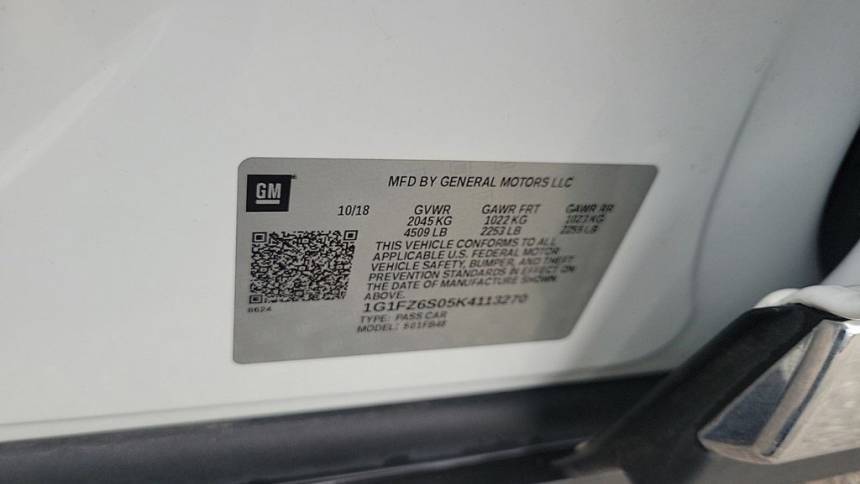 2019 Chevrolet Bolt 1G1FZ6S05K4113270