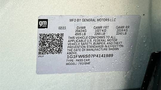 2023 Chevrolet Bolt 1G1FW6S07P4141989