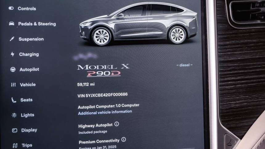 2016 Tesla Model X 5YJXCBE42GF000686