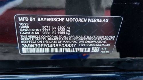 2024 BMW 3 Series 3MW39FF04R8E08837