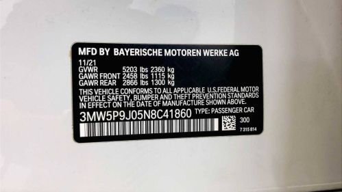 2022 BMW 3 Series 3MW5P9J05N8C41860