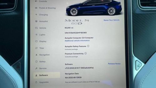 2017 Tesla Model S 5YJSA1E22HF180360