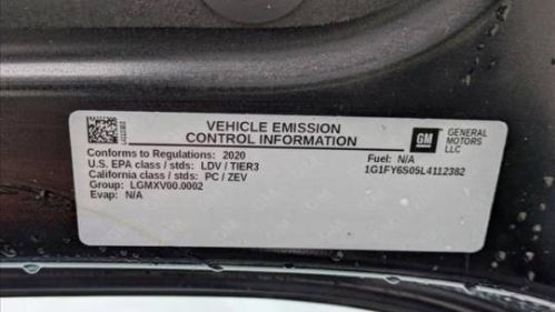 2020 Chevrolet Bolt 1G1FY6S05L4112382