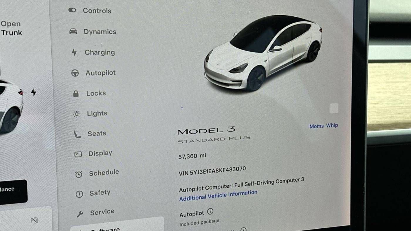 2019 Tesla Model 3 5YJ3E1EA8KF483070