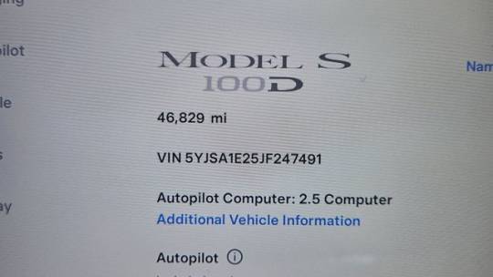 2018 Tesla Model S 5YJSA1E25JF247491