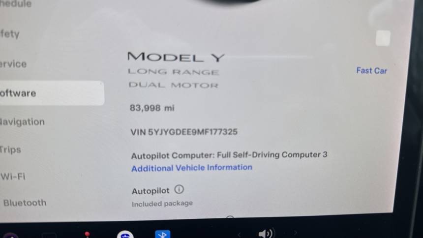 2021 Tesla Model Y 5YJYGDEE9MF177325