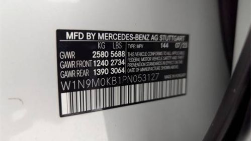 2023 Mercedes EQB W1N9M0KB1PN053127