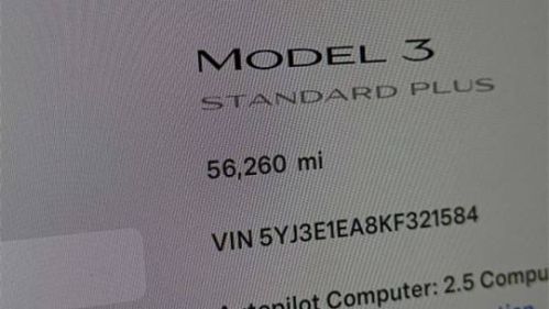 2019 Tesla Model 3 5YJ3E1EA8KF321584